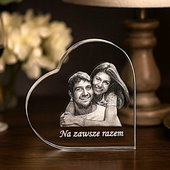 Fotolampka 110x110x20 mm z grawerem zdjęcia 2D – personalizowana LED