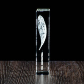 Prezent na urodziny - ażurowe serce w szkle