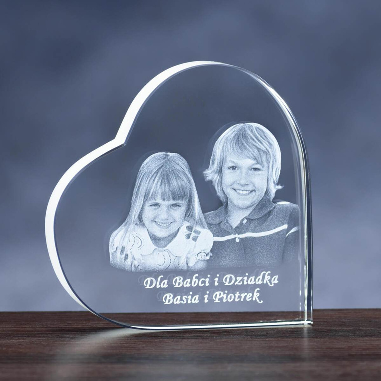 Prezent dla Babci i Dziadka - fotokryształ