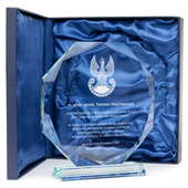 Statuetka z grawerem na zakończenie służby wojskowej – PODZIĘKOWANIA DLA ŻOŁNIERZA