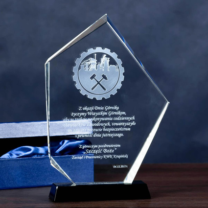 Statuetka firmowa / Prestige / Fotokryształy 2D – Studio 3D