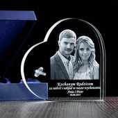 Pomysł na ślubne podziękowania dla Rodziców, FOTOPREZENT w kształcie serca