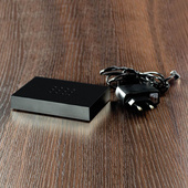 Podstawka podświetlana czarna średnia [PP-02] 125x80x20 mm