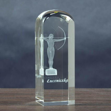 Łuczniczka 3D - symbol miasta Bydgoszczy - duża statuetka