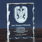 Podziękowanie za służbę DLA LOTNIKA statuetka 3D z dedykacją