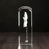 Upominek z okazji rocznicy ślubu - Zdjęcie 3D w krysztale