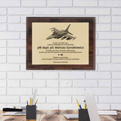 Dyplom 305x381 mm dla żołnierza - pilota. PODZIĘKOWANIA GRATULACJE