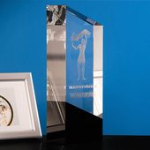 Statuetka 3D grawerowana na zamówienie - konkurs taneczny,