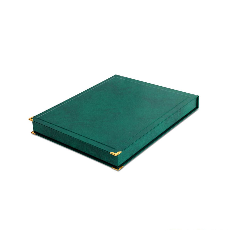 Etui SAMETI do podkładu 12x15 Zielony Pion