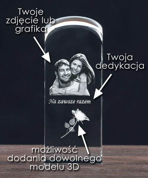 Statuetka dla muzyka - mikrofon 3D, średnia statuetka 190x65x65 mm