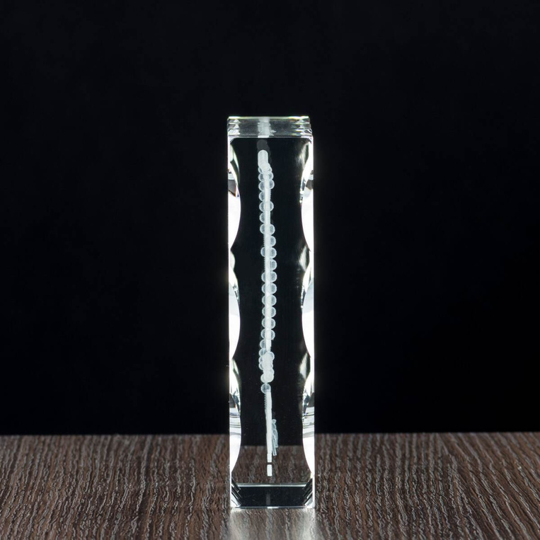 Zdjęcie otoczone trójwymiarowym różańcem oraz dedykacja!