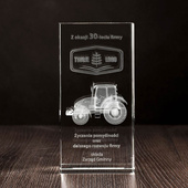 Pamiątka dla Rolnika, Gospodarza, Klienta - Traktor 3D