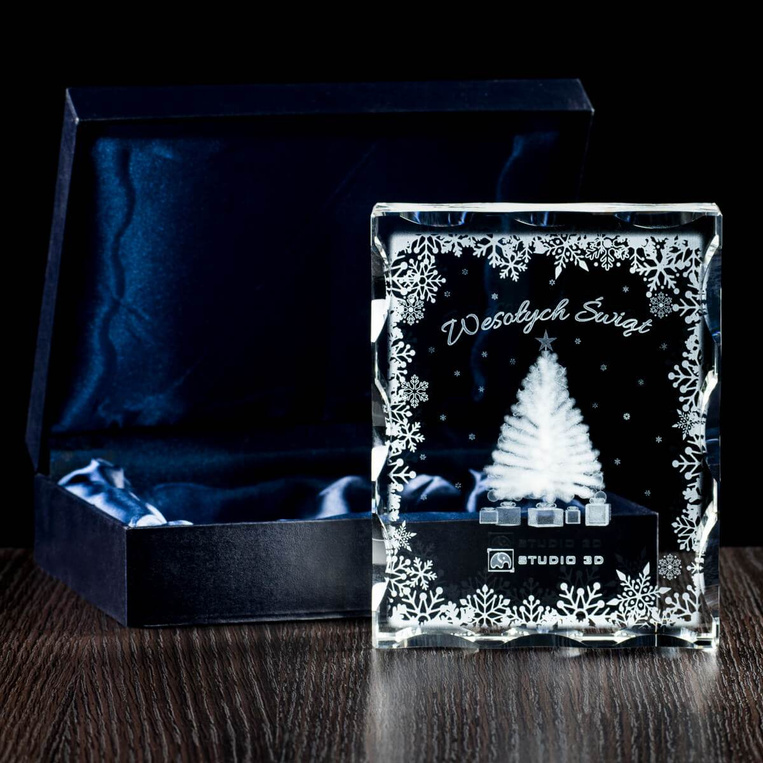 Wesołych Świąt Bożego Narodzenia - prezent świąteczny, gift firmowy 3D
