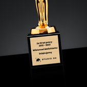 Oscar dla pracownika odchodzącego na emeryturę – PODZIĘKOWANIA z grawerem