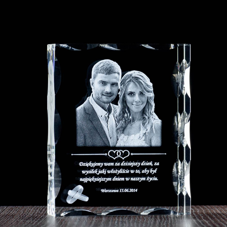FOTOPREZENT Ślubne podziękowania rodzicom, komplet (2 szt.). Etui w zestawie