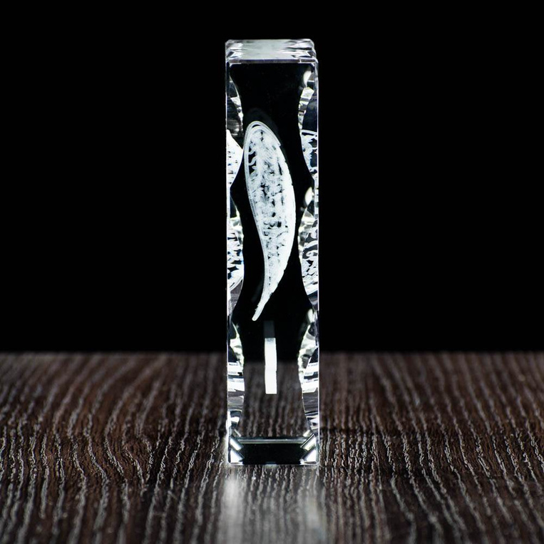 Ażurowe serce - statuetka 3D na prezent w ozdobnej statuetce 13x10x3 cm