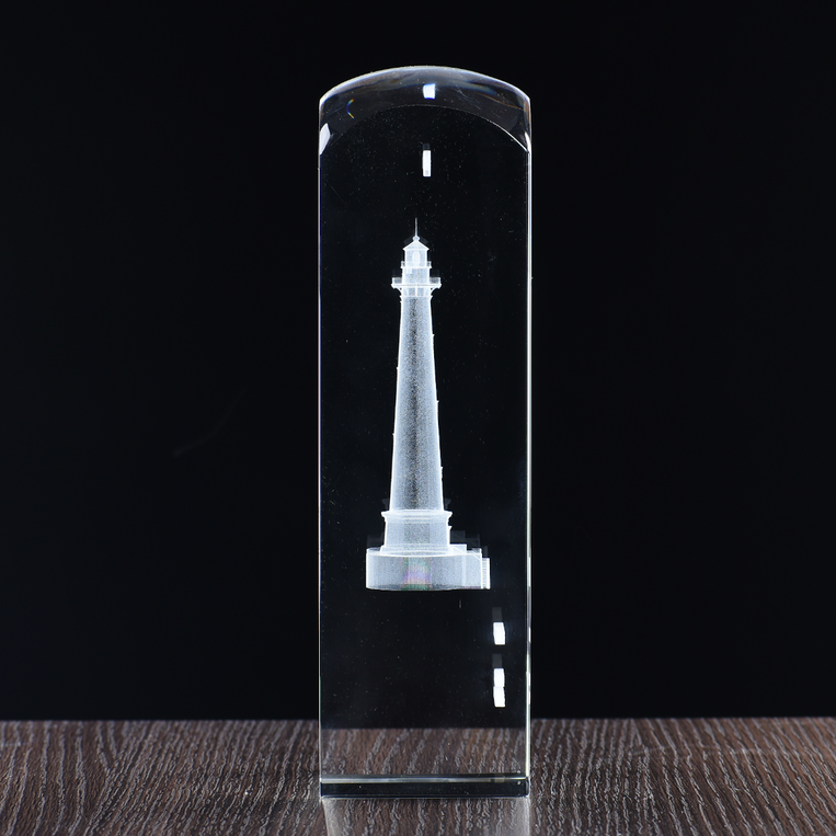 Kolumna, statuetka duża z grawerem loga firmowego, grafiki