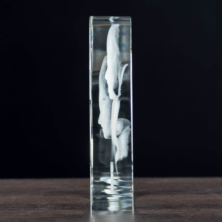 Zestaw dwóch serc ze zdjęciem 3D dla pary na Walentynki (2 szt.)