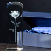 RÓŻA 3D - wieczna róża jako eleganckie podziękowania dla lekarza