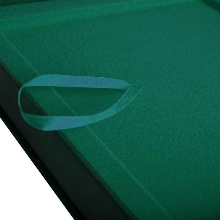 Etui SAMETI do podkładu 12x15 Zielone Poziom