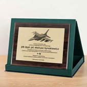 Dyplom 305x381 mm dla żołnierza - pilota. PODZIĘKOWANIA GRATULACJE