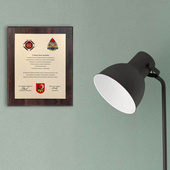 Duży dyplom DLA STRAŻAKA jako Podziękowania za służbę i Dzień Strażaka