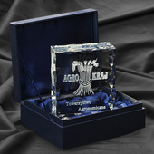 Statuetka grawerowana 3D - pomysł na Jubileusz firmy i Dożynki