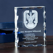 Podziękowanie za służbę DLA LOTNIKA statuetka 3D z dedykacją