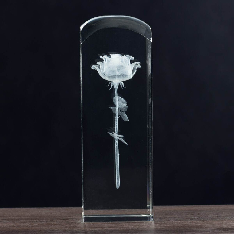 Róża 3D dla Babci i Dziadka - oryginalny Prezent dla Dziadków od wnuków