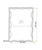 Podziekowanie dla Policjanta - odznaka policyjna z numerem