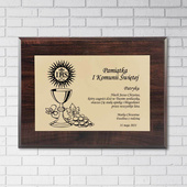 Dyplom 228x305 mm na KOMUNIĘ ŚWIĘTĄ - pamiątka, upominek