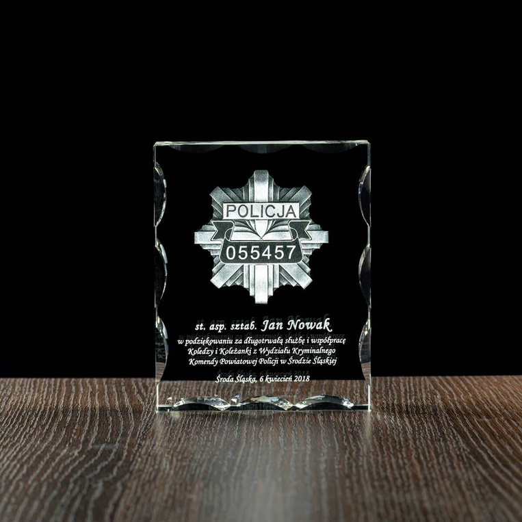Statuetka dla kolegi z pracy - PAMIĄTKA DLA POLICJANTA