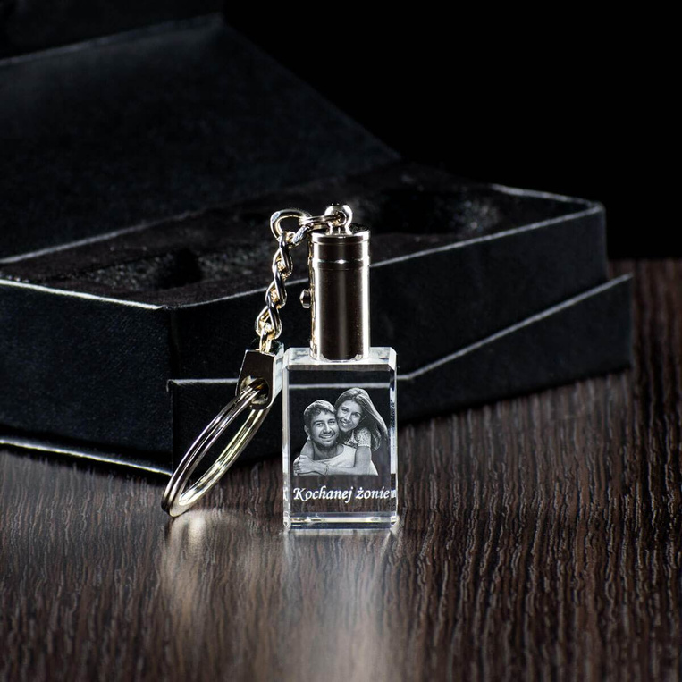 Brelok z grawerowanym zdjęciem