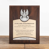 Ryngraf z personalizacją dla żołnierza i służb - pamiątka ORZEŁEK