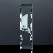 Statuetka - Bydgoska Marina. Elegancki grawer w szkle. PROMOCJA MIASTA