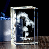 Storczyk w krysztale, wieczny kwiat to wyjątkowy prezent dla babci