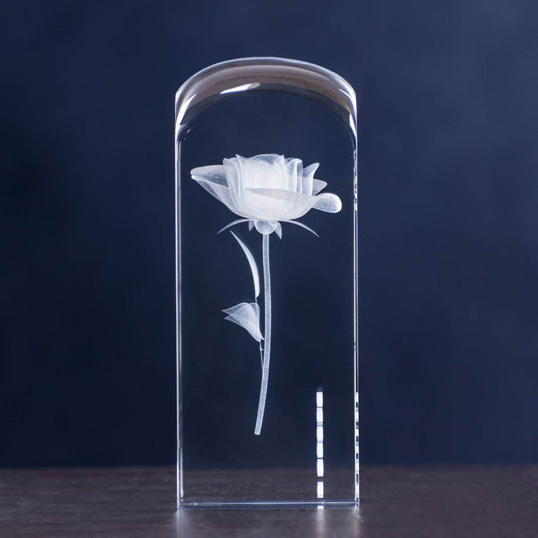 Piękny kwiat dla Mamy. Róża 3D - wieczny kwiat PREZENT Z DEDYKACJĄ