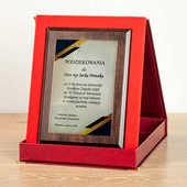 Dyplom dla Dyrektora szkoły - personalizowane podziękowania w etui