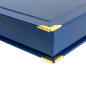 Etui SAMETI do podkładu 9x12 Granatowe Poziom