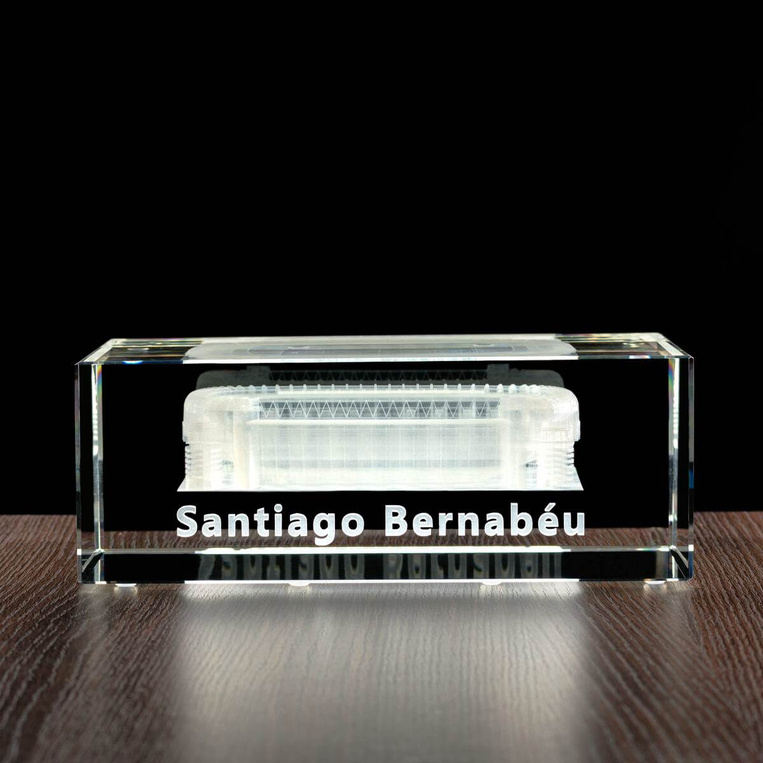 MEGASTATUETKA Stadion Santiago Bernabeu, grawer obiektu w trójwymiarze