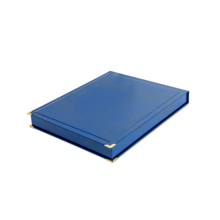 Etui SAMETI do podkładu 6x8 Granatowe Pion