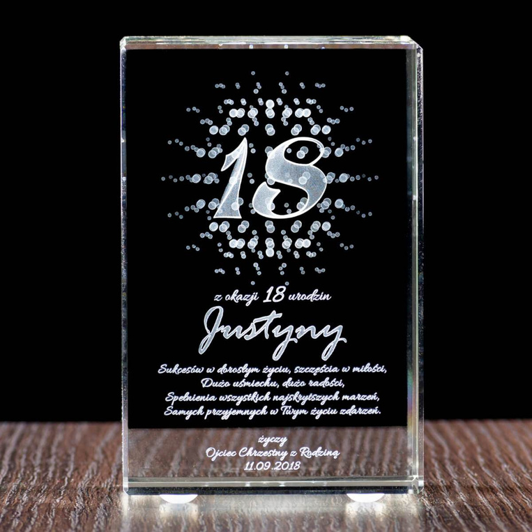 Personalizowany prezent na osiemnaste urodziny