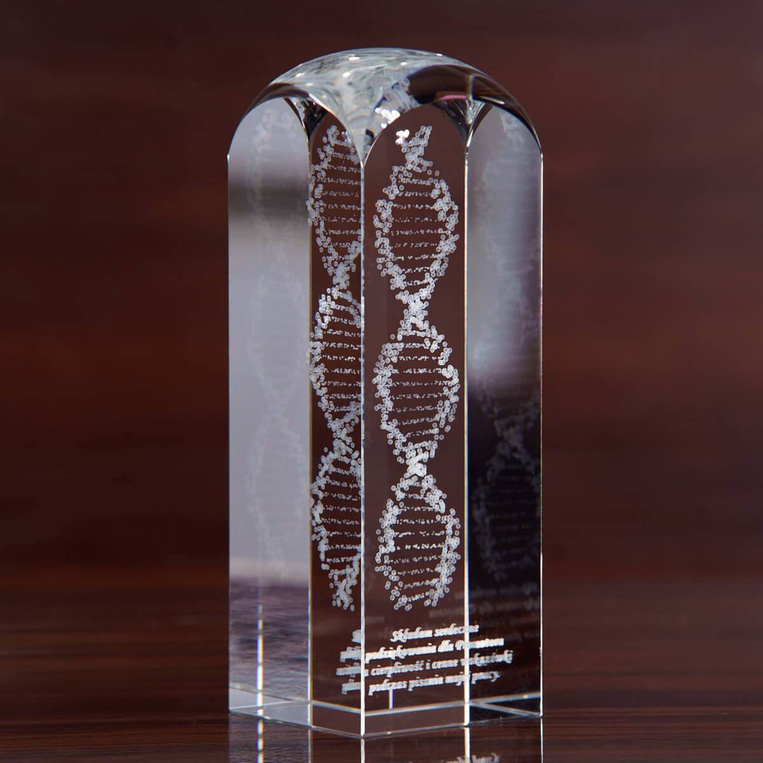 Podziękowania dla Promotora pracy - łańcuch DNA 3D