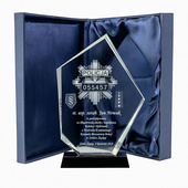 Personalizowana odznaka policyjna w podziękowaniu za służbę DLA POLICJANTA