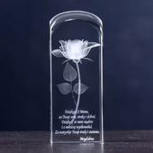 Prezent na dzień kobiet ~ Róża 3D ~ Duża kolumna