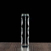 Piękny kryształ z grawerem LISTU DO KORYNTIAN dla pary, nowożeńców