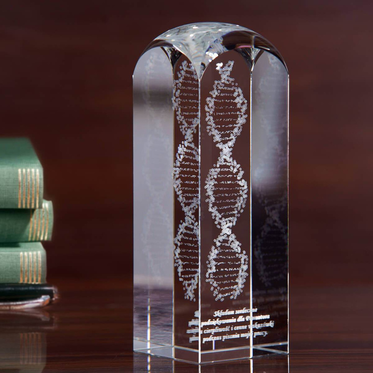 Podziękowania dla Promotora pracy - łańcuch DNA 3D