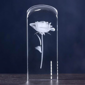 Prezent na dzień kobiet ~ Róża 3D ~ Duża kolumna