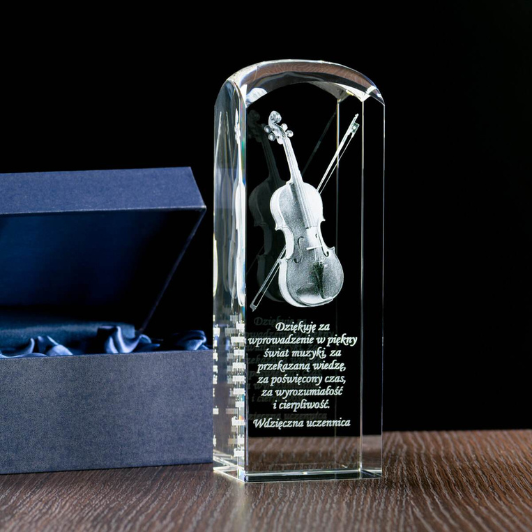 Statuteka konkursowa - Skrzypce 2D z indywidualną dedykacją