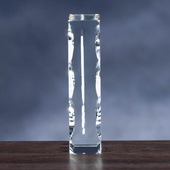 Zdjęcie w krysztale dla Babci i Dziadka - fotokryształ 2D w ozdobnej statuetce